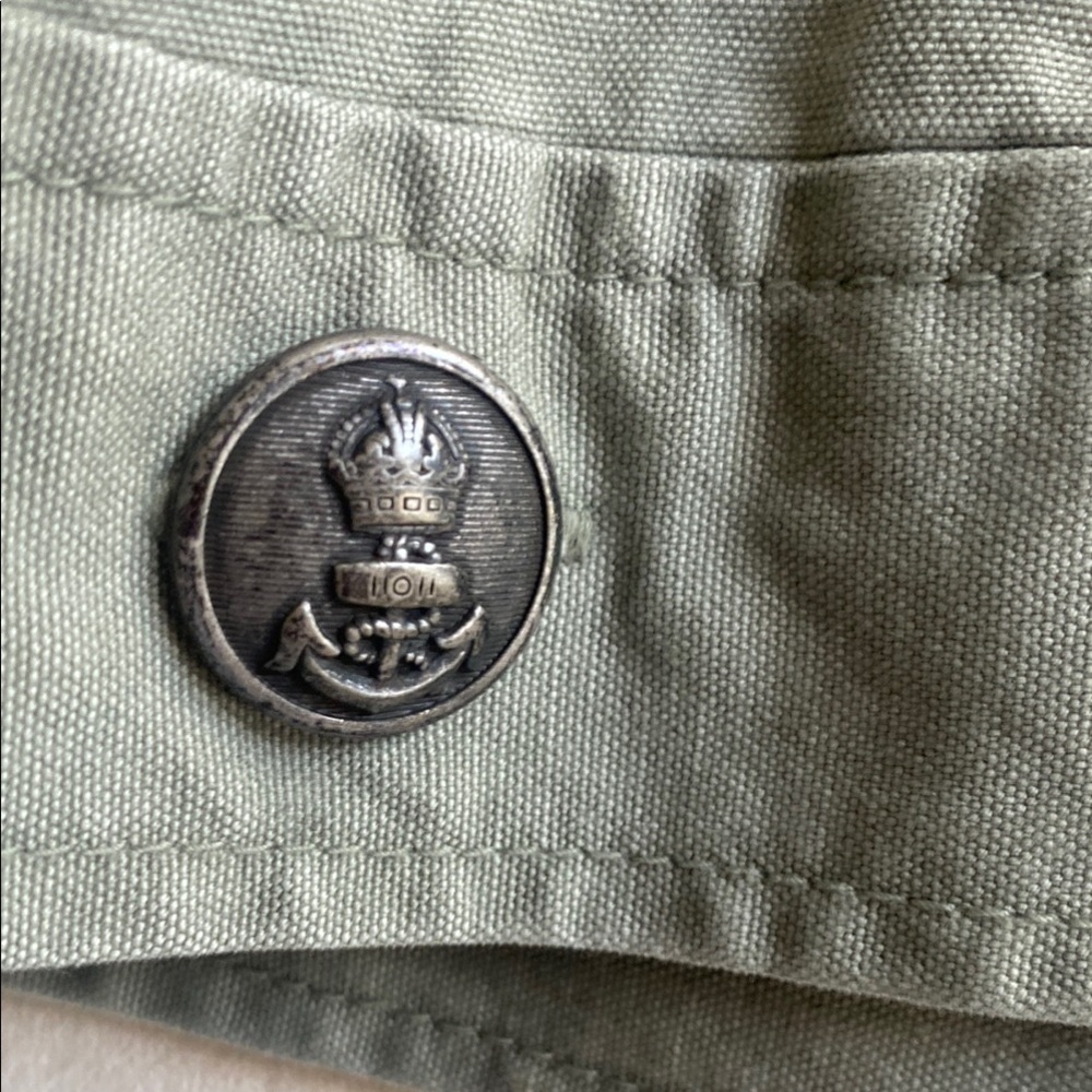Olive Green Button-Up Jacket - Picture 8 of 10